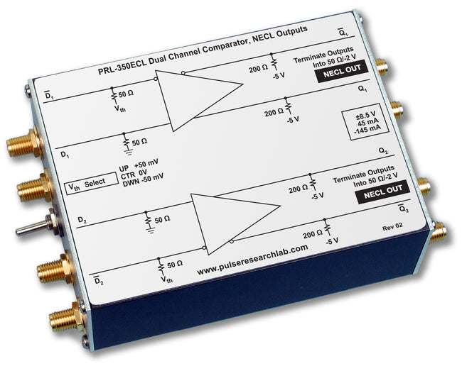 2 Channel Comparator, NECL Outputs