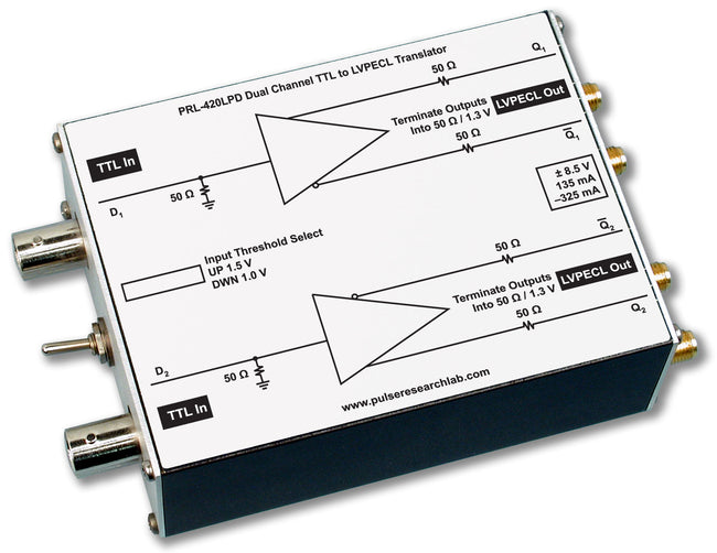 2 Ch. Translator, TTL to LVPECL