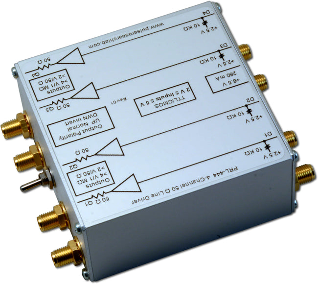 4 Channel High Input Impedance 50 Ohm TTL Line Driver